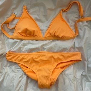 Orange Triangle Bikini